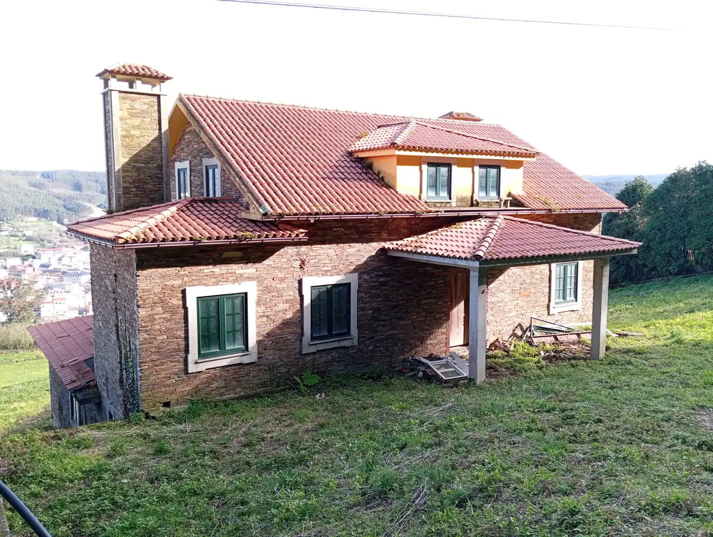 Vista exterior de Casa o xalet en venda en Cedeira amb Jardí privat, Terrassa i Traster