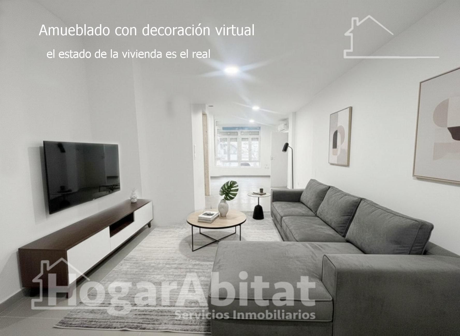 Living room of Flat for sale in Sagunto / Sagunt  with Air Conditioner