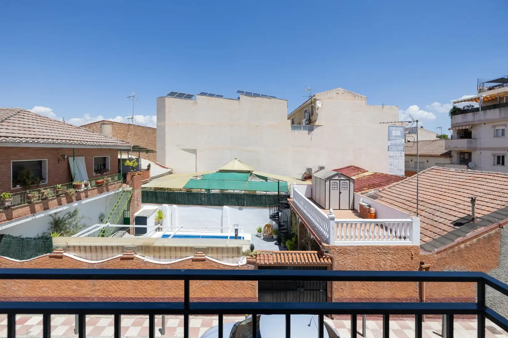 Exterior view of Flat for sale in Churriana de la Vega  with Air Conditioner, Heating and Balcony