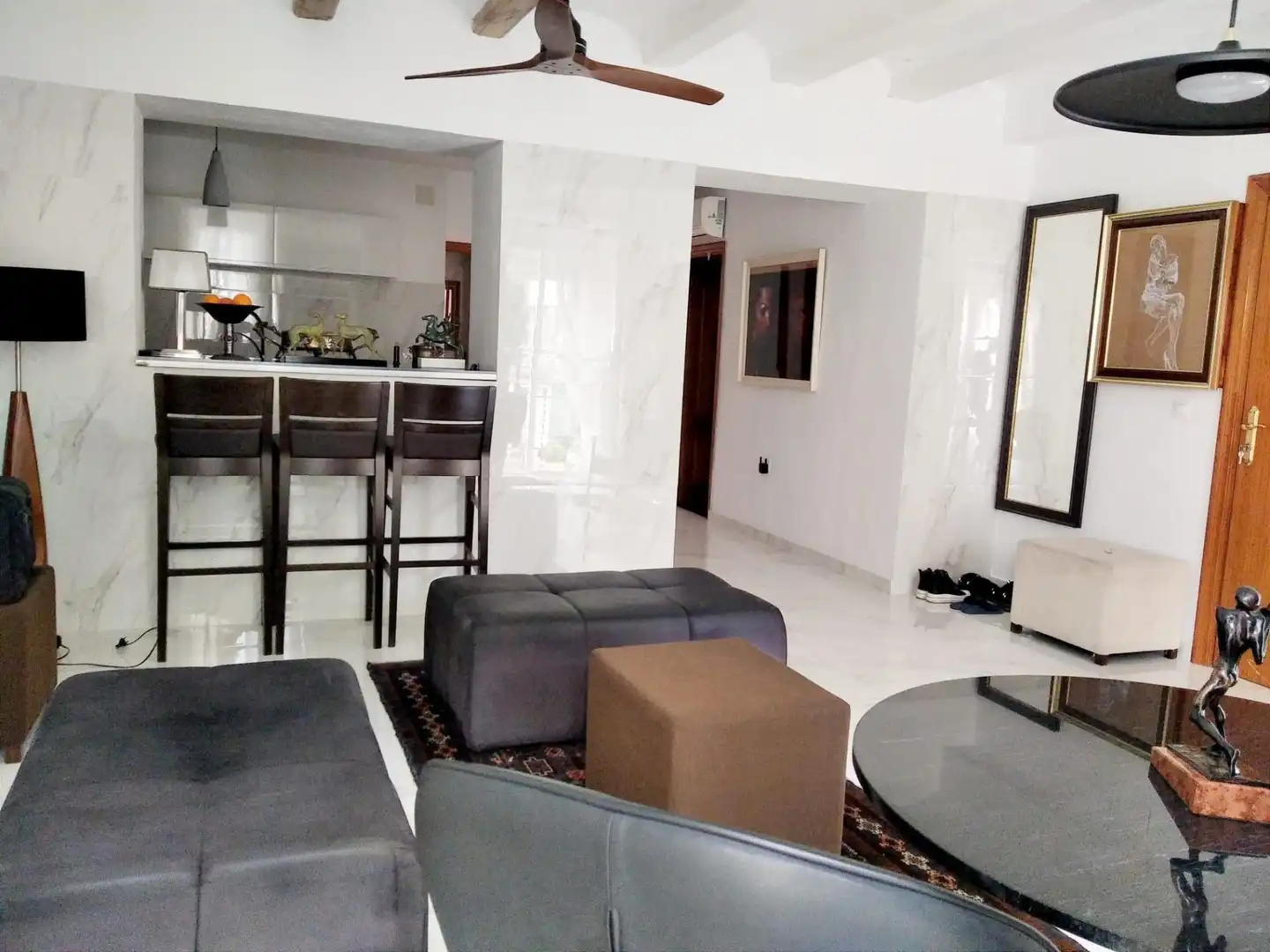Wohnzimmer von Wohnungen zum Verkauf in Valencia mit Klimaanlage, Terrasse und Abstellraum