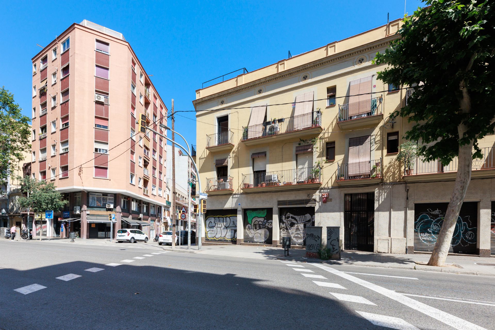 Vista exterior de Pis en venda en  Barcelona Capital amb Aire condicionat, Calefacció i Forn