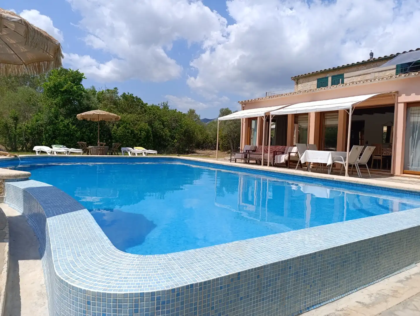 Piscina de Finca rústica en venta en Pollença con Terraza y Piscina