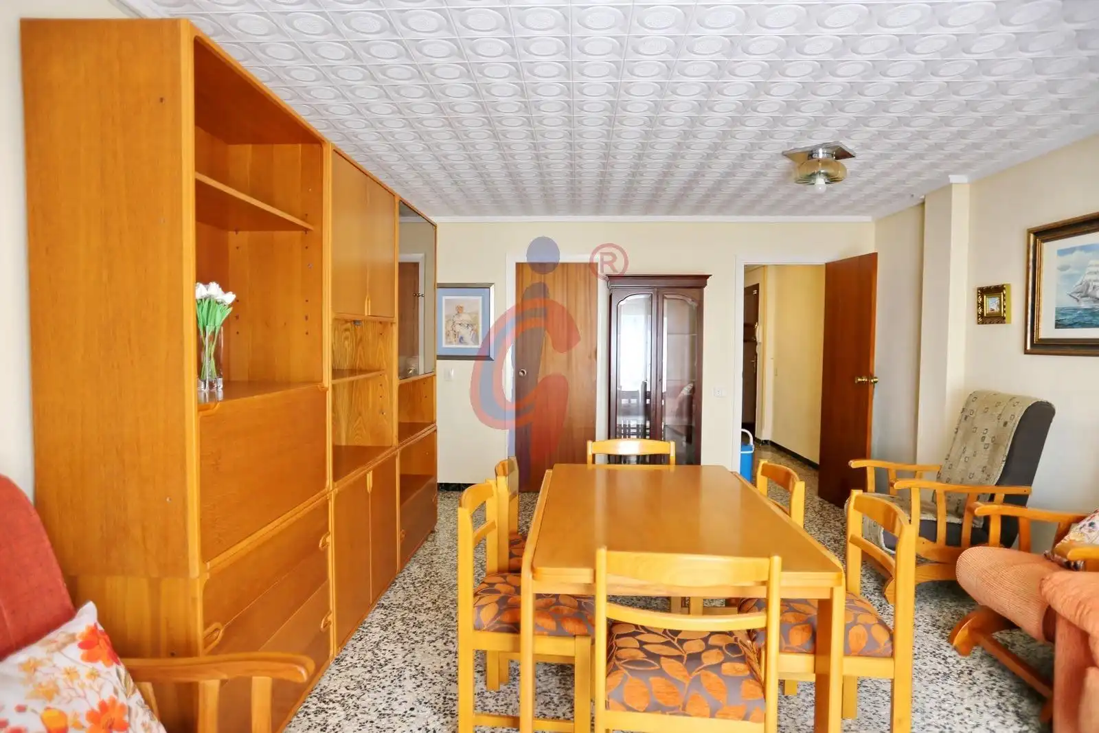 Dining room of Apartments for rent in Guardamar del Segura  with Air Conditioner, Furnished and Balcony
