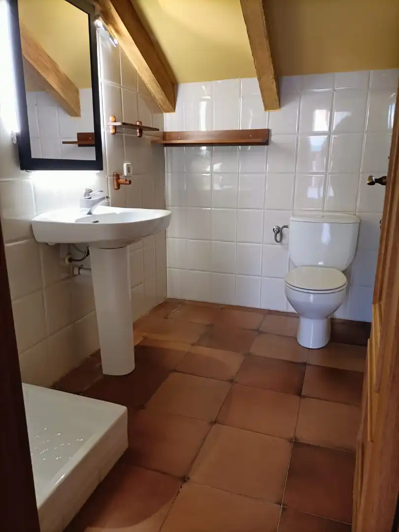 Baño de Dúplex en venta en Pineda de Mar con Calefacción, Terraza y Amueblado
