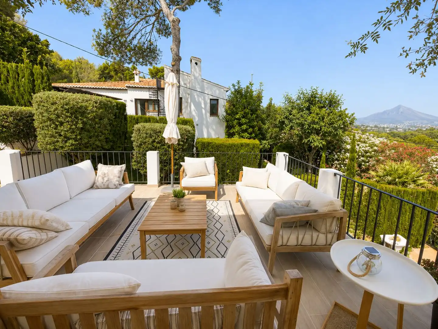 Terraza de Casa o chalet de alquiler en Jávea / Xàbia con Calefacción, Jardín privado y Terraza