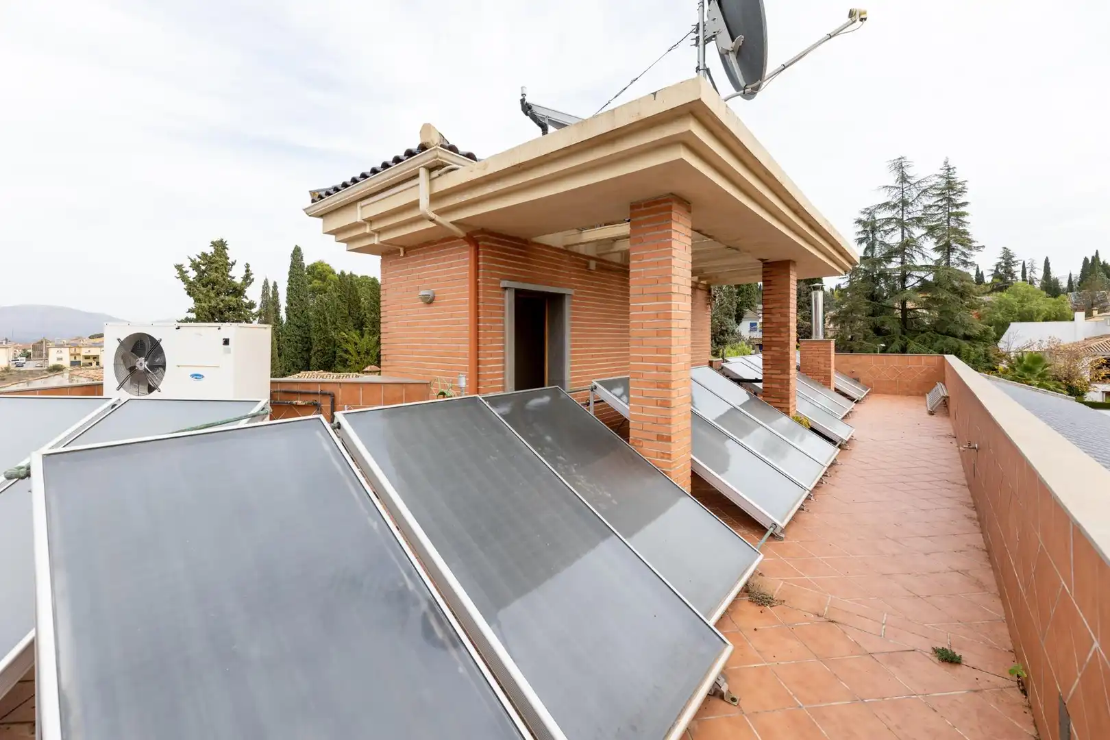 Vista exterior de Casa o chalet en venta en Albolote con Terraza, Trastero y Piscina