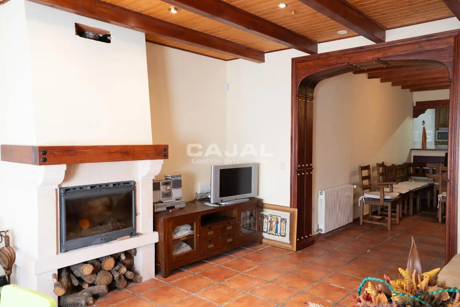 Living room of Detached homes for sale in Riaza  with Heating, Storage room and Swimming Pool