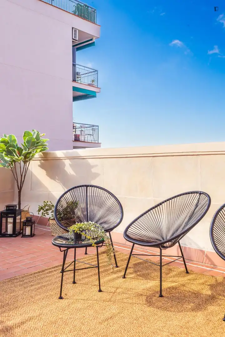 Terrassa de Casa o xalet per a compartir en Gràcia