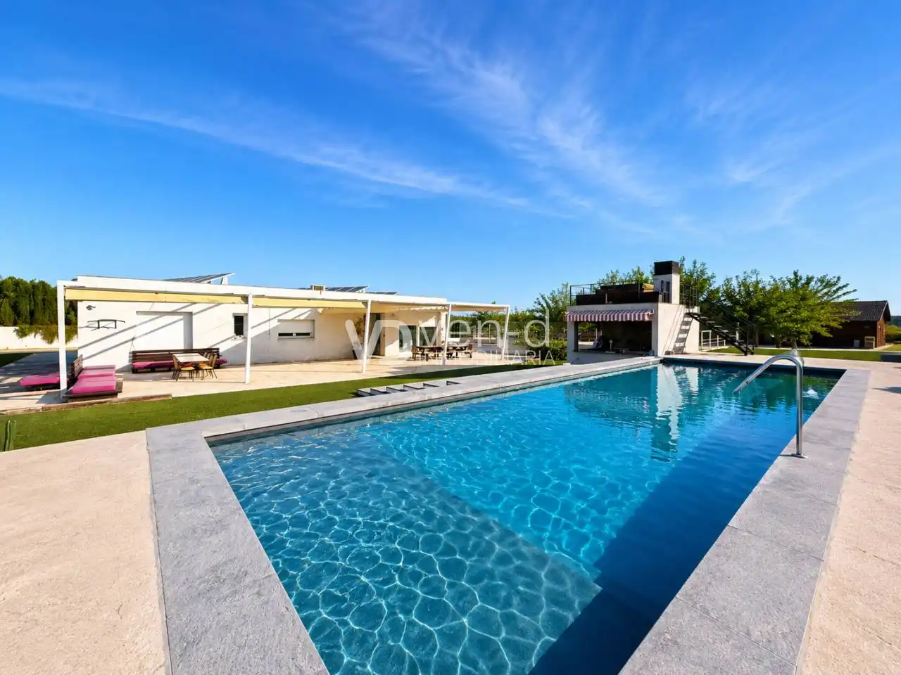 Piscina de Casa o chalet de alquiler en Enguera con Aire acondicionado, Calefacción y Jardín privado