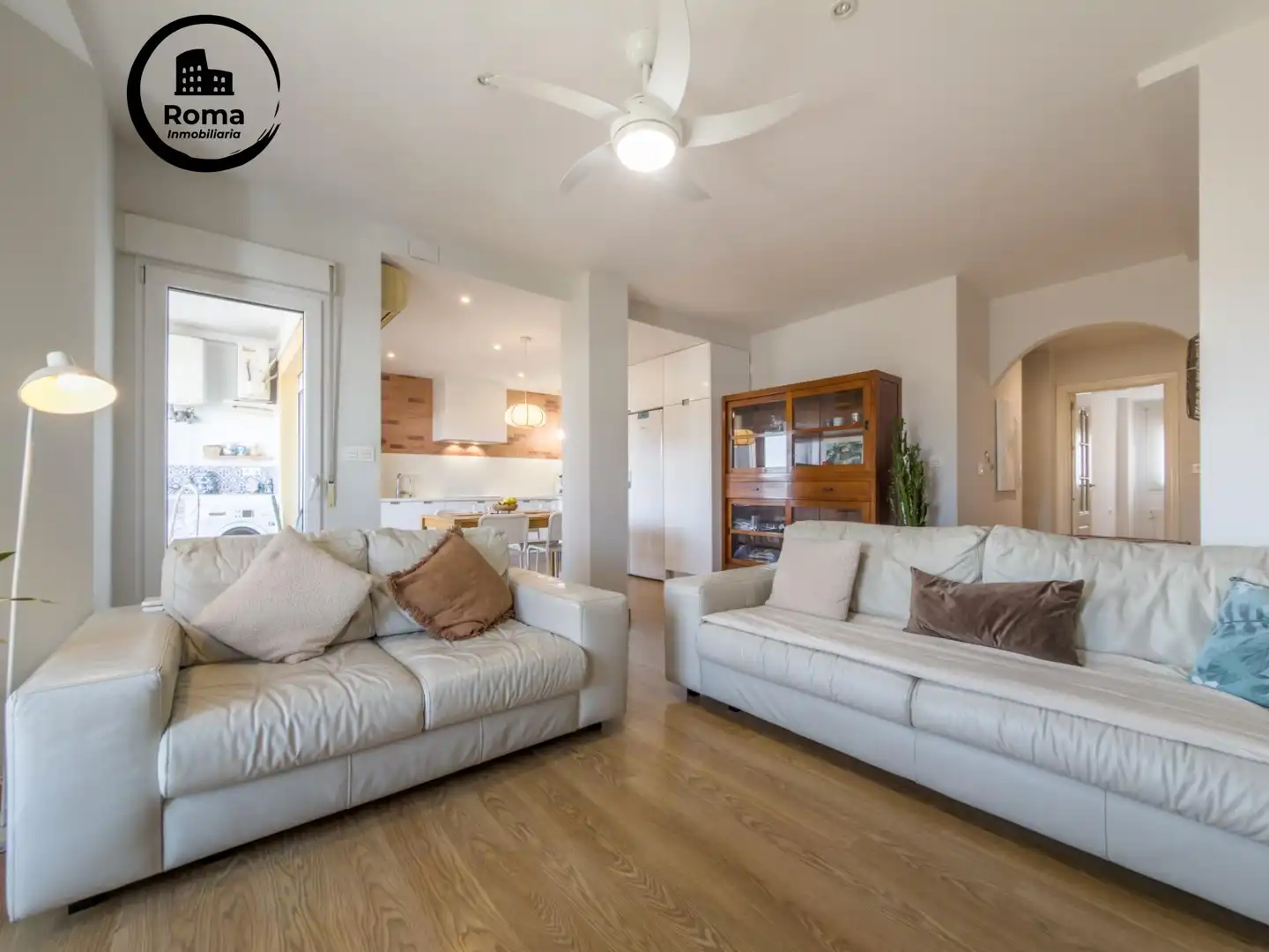 Living room of Flat for sale in Churriana de la Vega  with Air Conditioner, Heating and Terrace