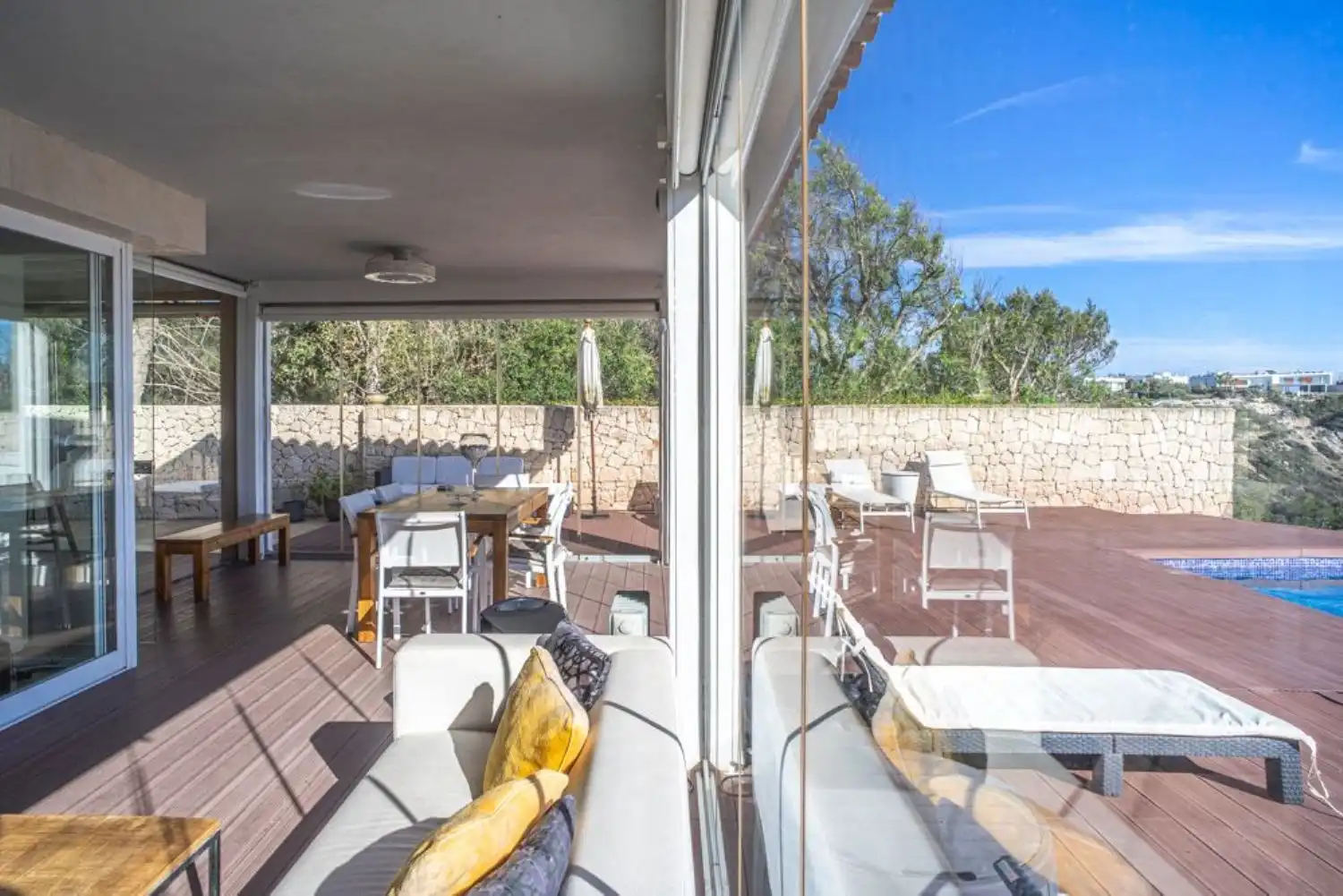 Terrace of Houses for rent in Llucmajor  with Air Conditioner, Heating and Private garden