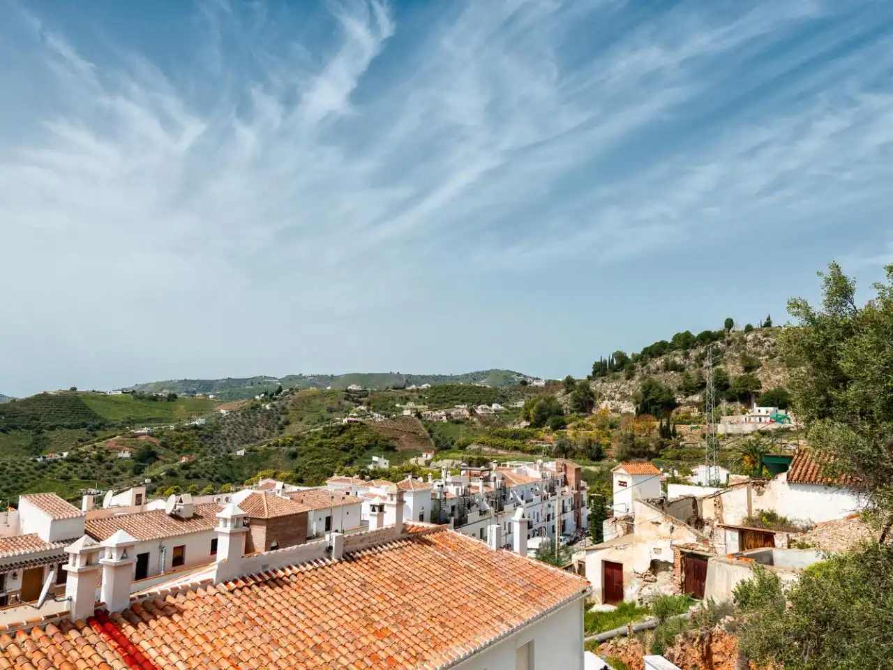 Vista exterior de Pis de lloguer en Frigiliana, Málaga