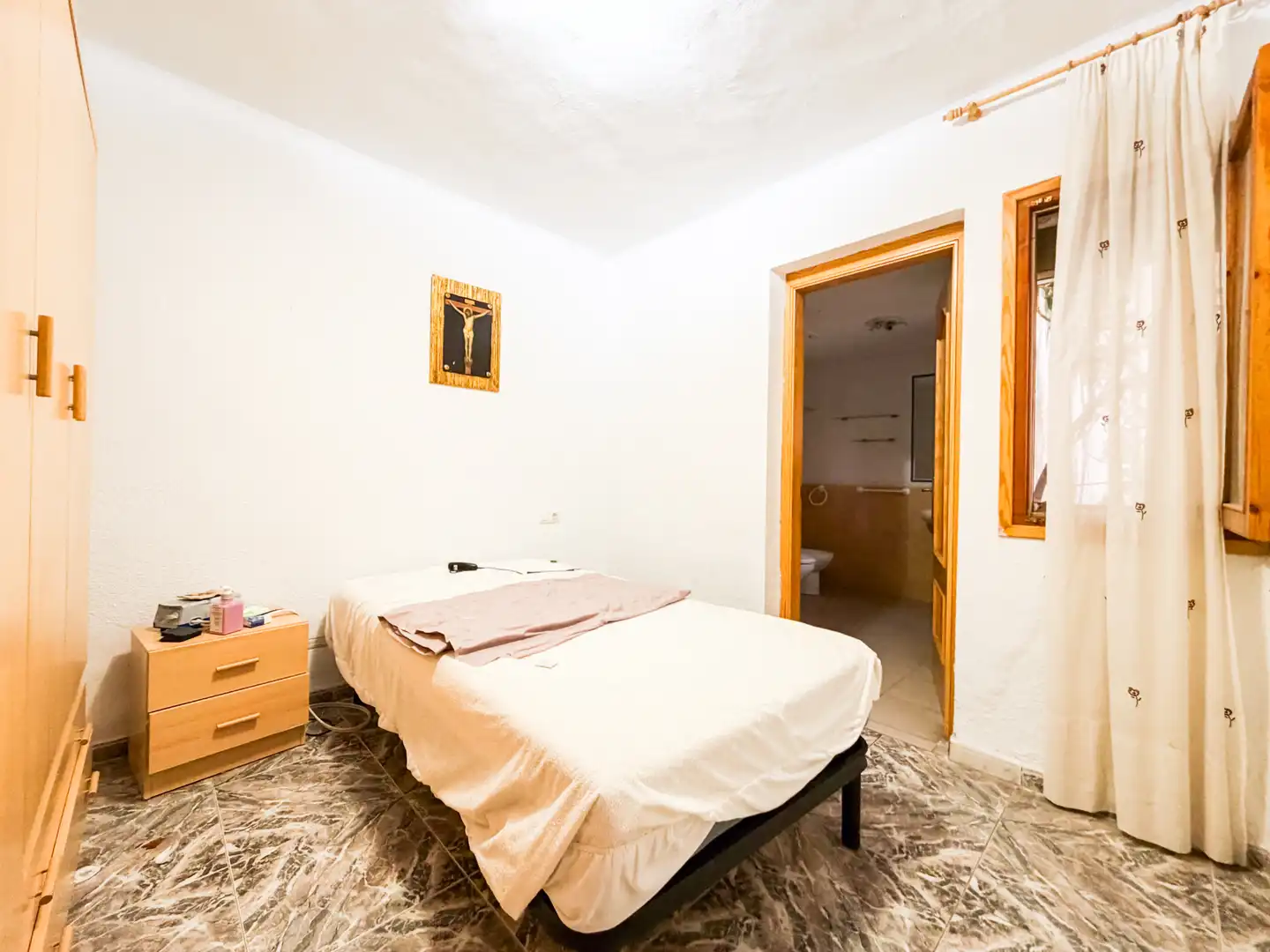 Bedroom of Houses for sale in Baza  with Terrace, Furnished and Balcony