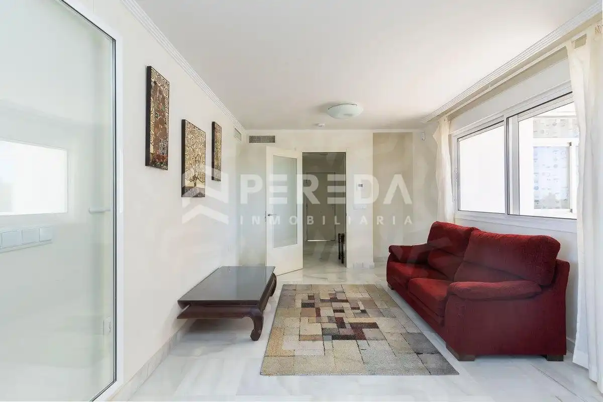 Living room of Apartments for sale in Roquetas de Mar  with Air Conditioner, Private garden and Terrace