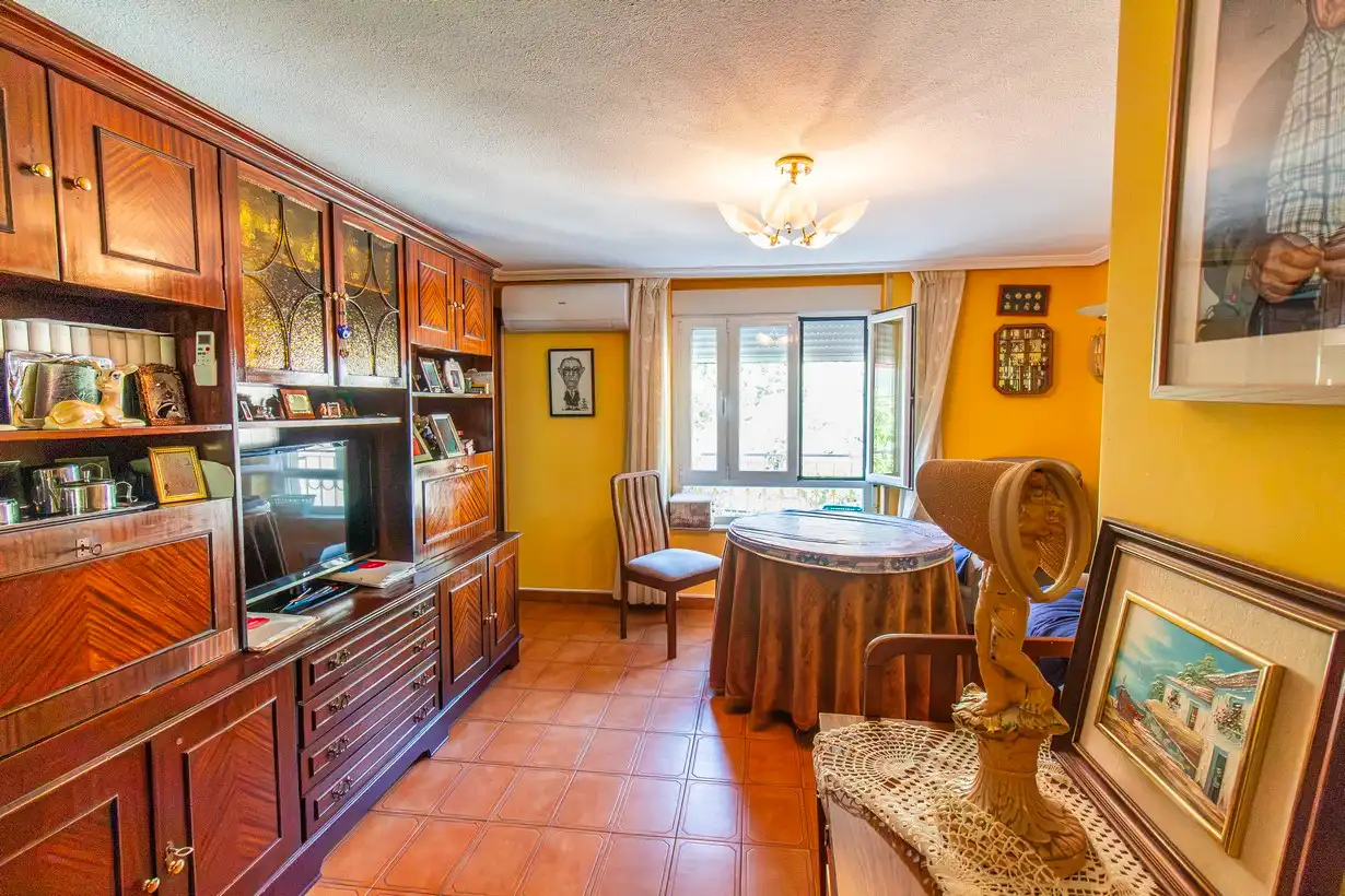 Living room of Flat for sale in Madrid  with Air Conditioner, Heating and Furnished