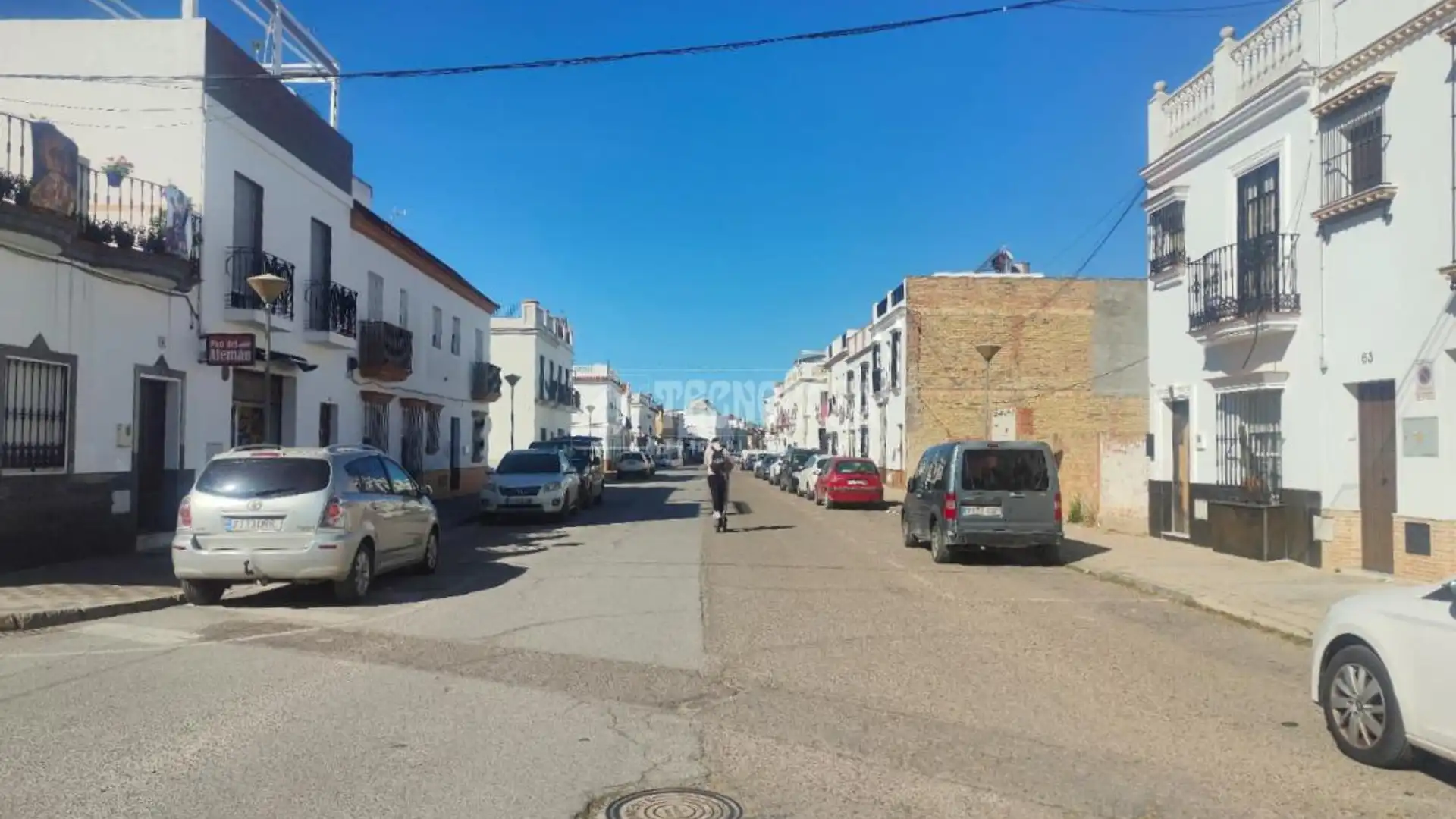 Vista exterior de Piso en venta en Los Palacios y Villafranca con Aire acondicionado