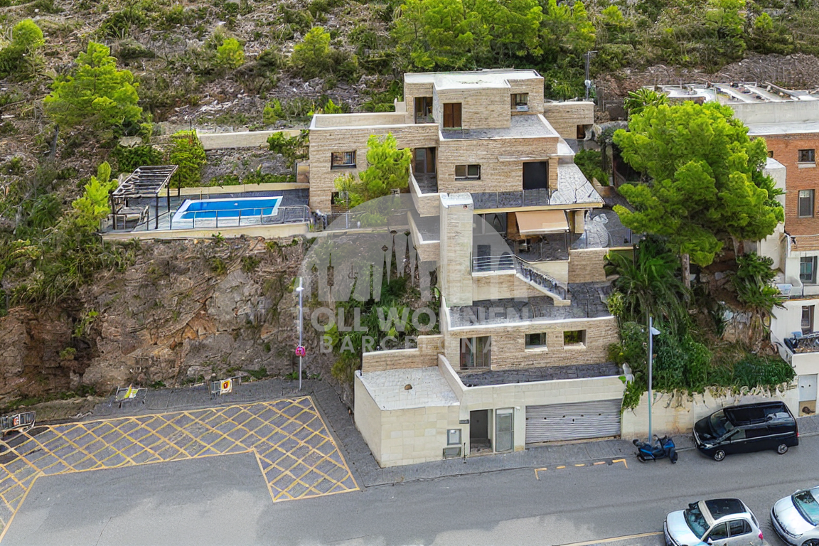Vista exterior de Casa adosada en venta en Sitges con Calefacción, Terraza y Piscina