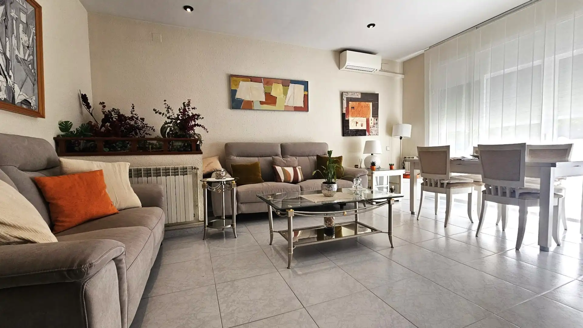 Sala de estar de Casa o chalet en venta en Sabadell con Aire acondicionado, Calefacción y Terraza