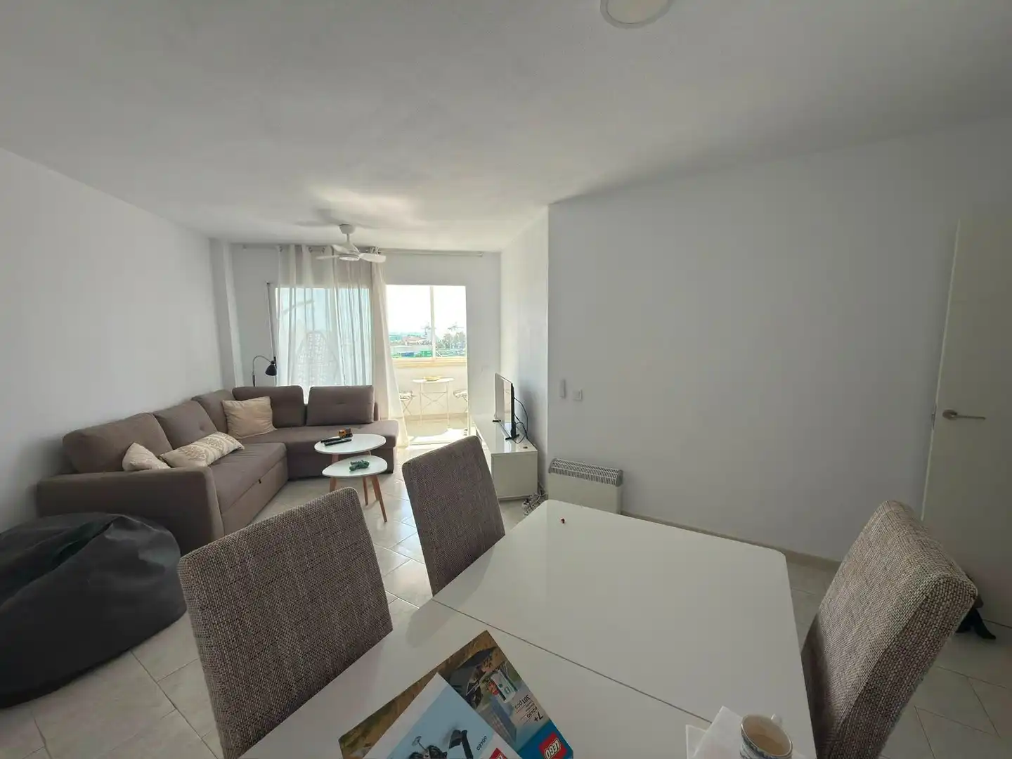 Wohnzimmer von Dachboden zur Miete in Alicante / Alacant mit Klimaanlage und Gemeinschaftspool