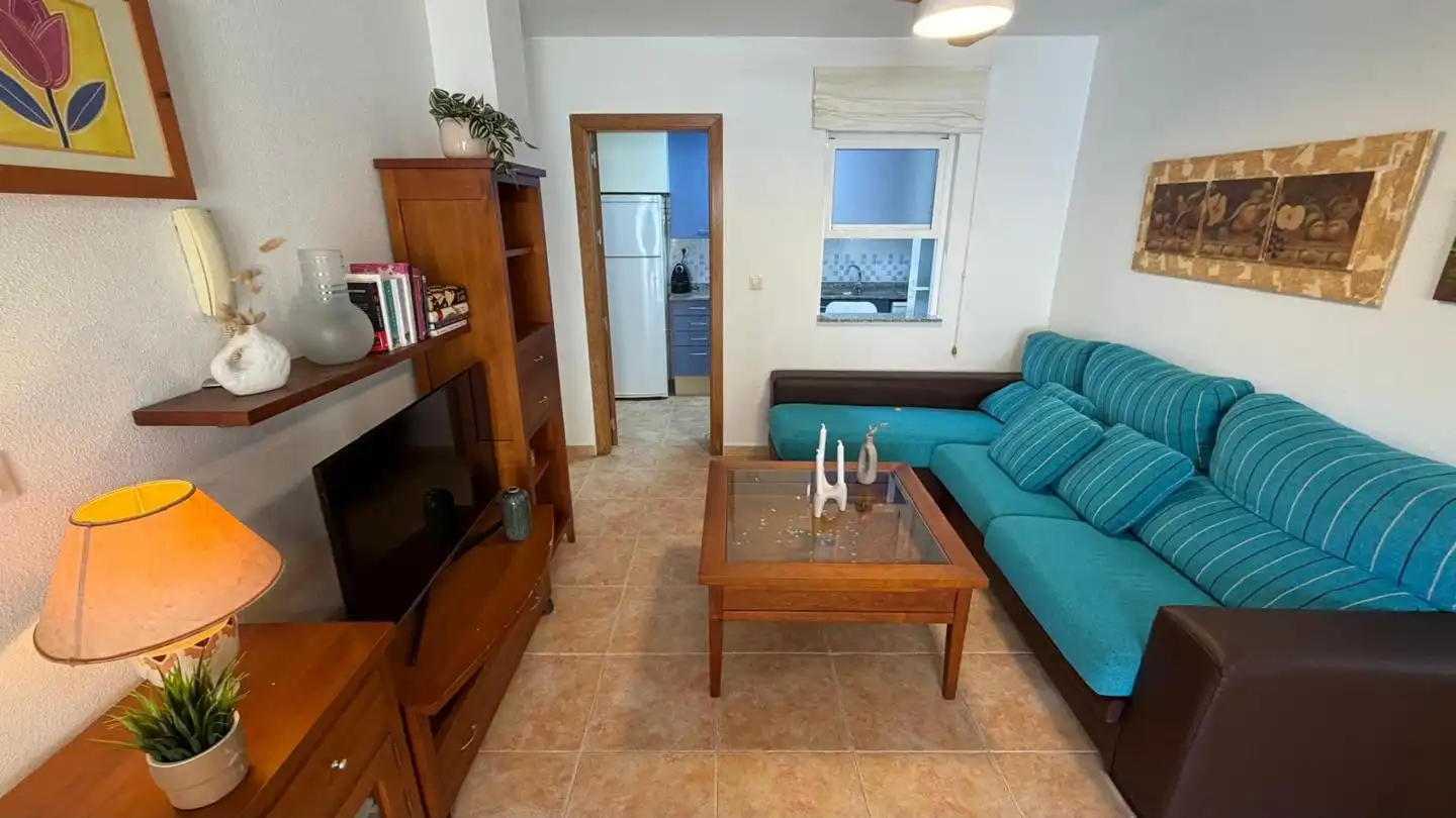 Sala de estar de Apartamento en venta en La Manga del Mar Menor con Aire acondicionado, Terraza y Trastero