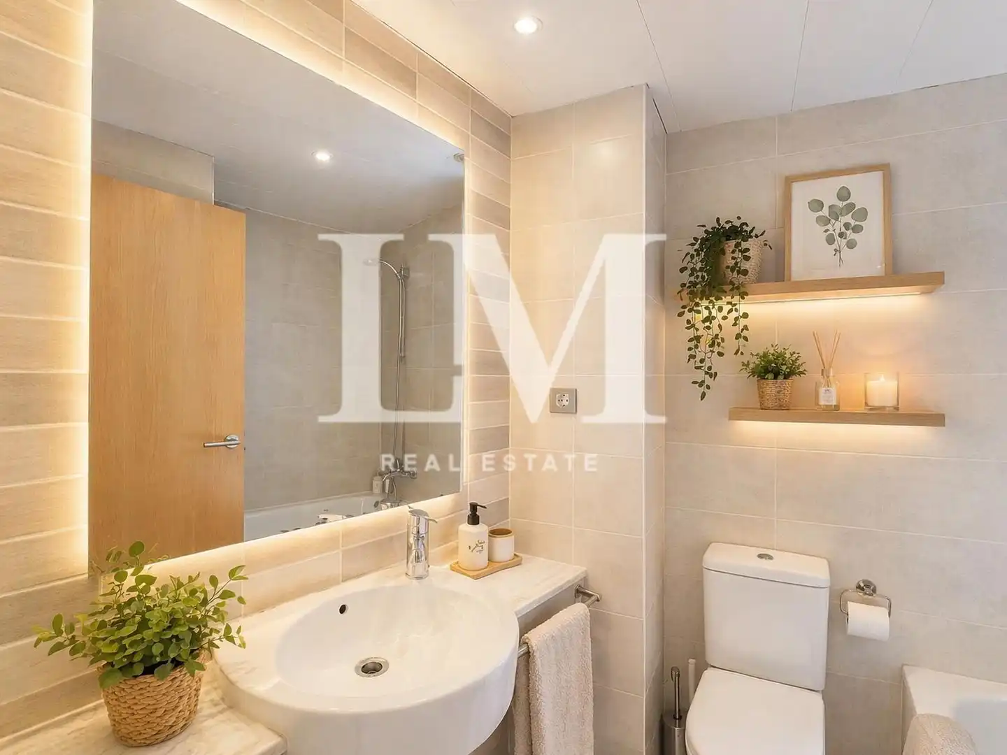Bany de Apartament en venda en Sant Adrià de Besòs amb Aire condicionat, Calefacció i Terrassa