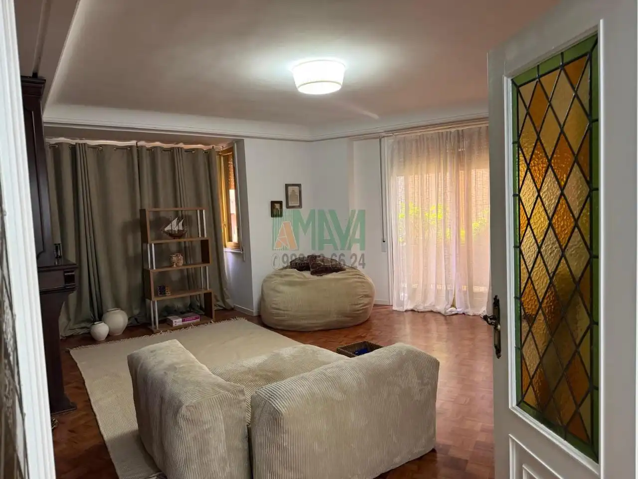 Sala d'estar de Pis de lloguer en Ourense Capital  amb Calefacció, Parquet i Traster