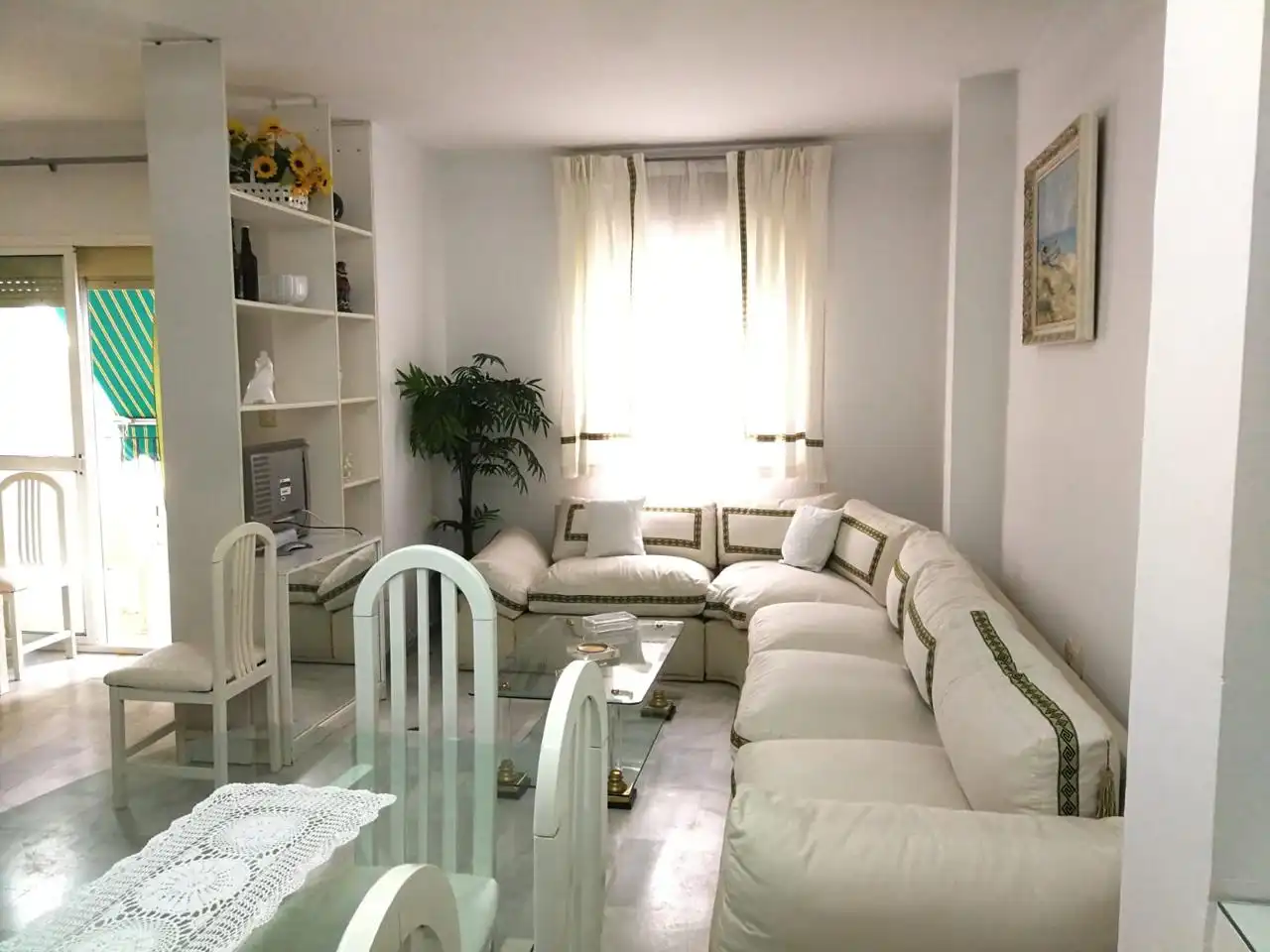 Sala de estar de Casa o chalet de alquiler en Sanlúcar de Barrameda con Amueblado