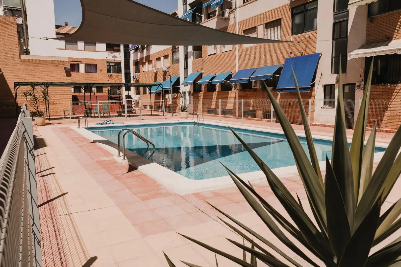Swimming pool of Apartments for rent in Murcia  with Air Conditioner, Furnished and Balcony