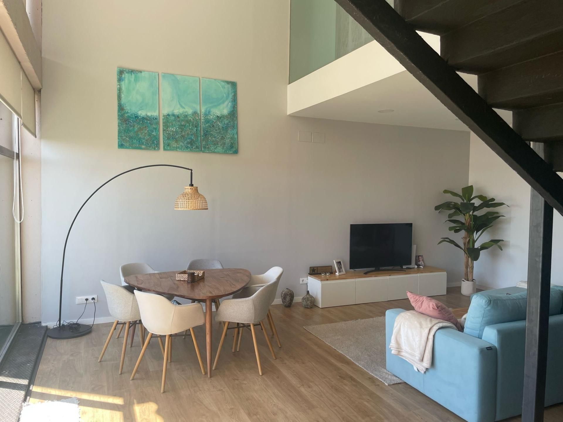 Sala d'estar de Loft en venda en Alcobendas amb Terrassa