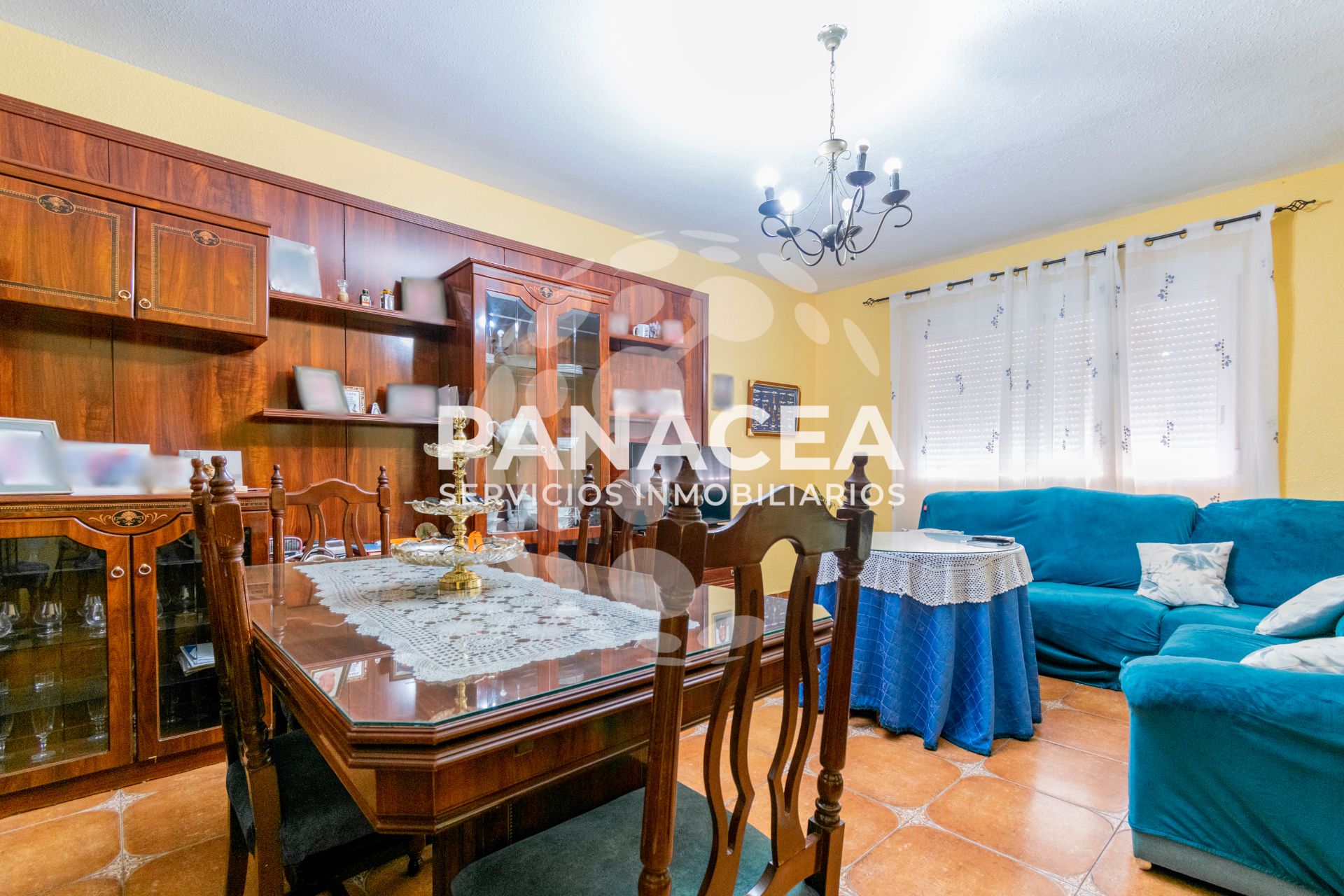Dining room of Single-family semi-detached for sale in Roquetas de Mar  with Terrace and Furnished