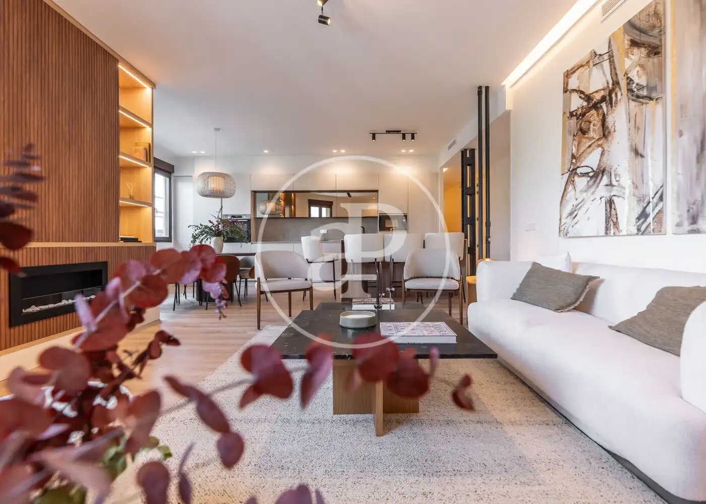 Living room of Flat for sale in Madrid  with Heating and Furnished
