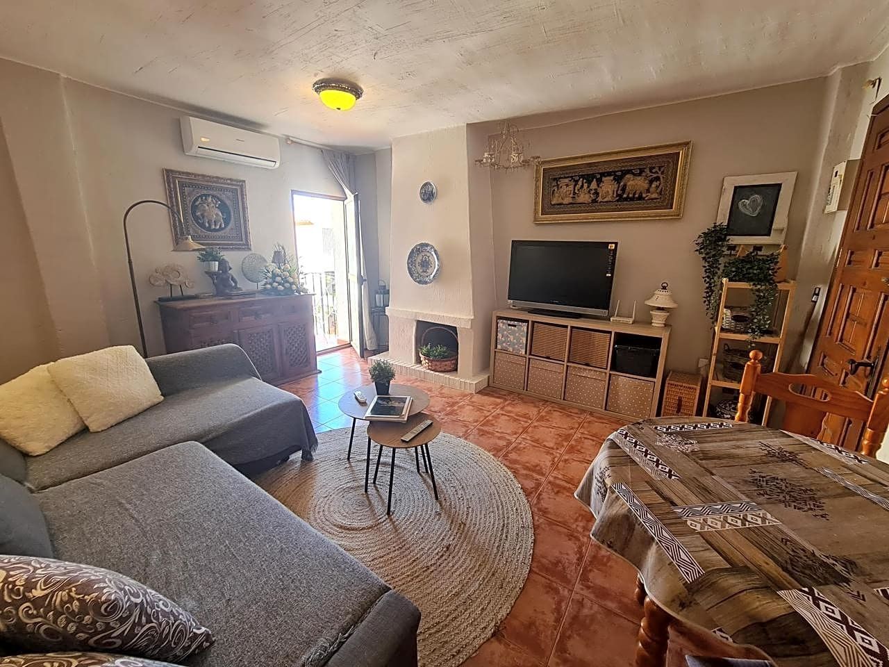 Sala de estar de Piso en venta en Torremolinos con Aire acondicionado, Terraza y Amueblado