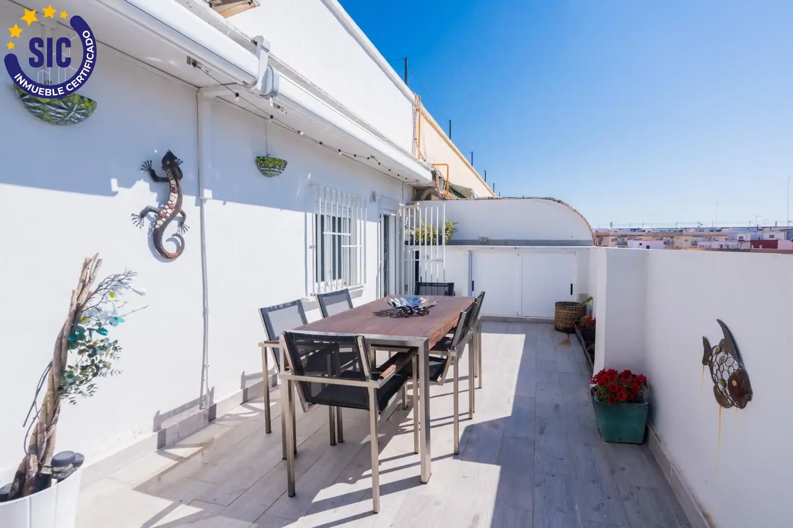 Terraza de Ático en venta en Valencia con Aire acondicionado, Calefacción y Parquet