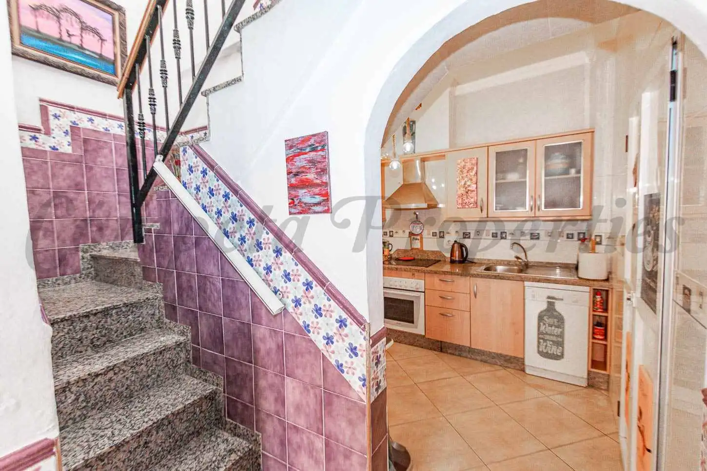 Cocina de Casa o chalet en venta en Torrox con Aire acondicionado, Calefacción y Terraza