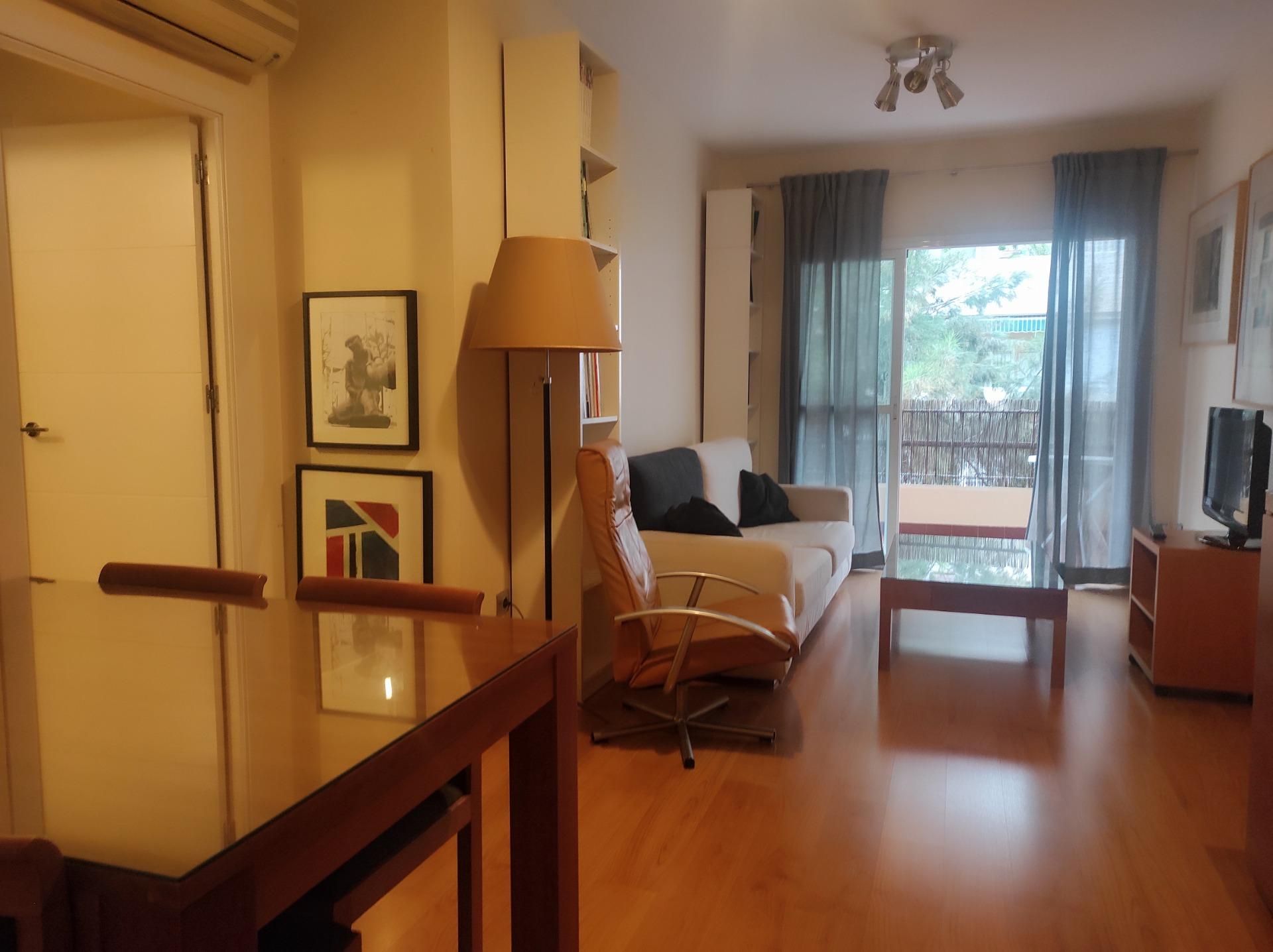 Sala de estar de Piso de alquiler en  Sevilla Capital con Aire acondicionado y Trastero