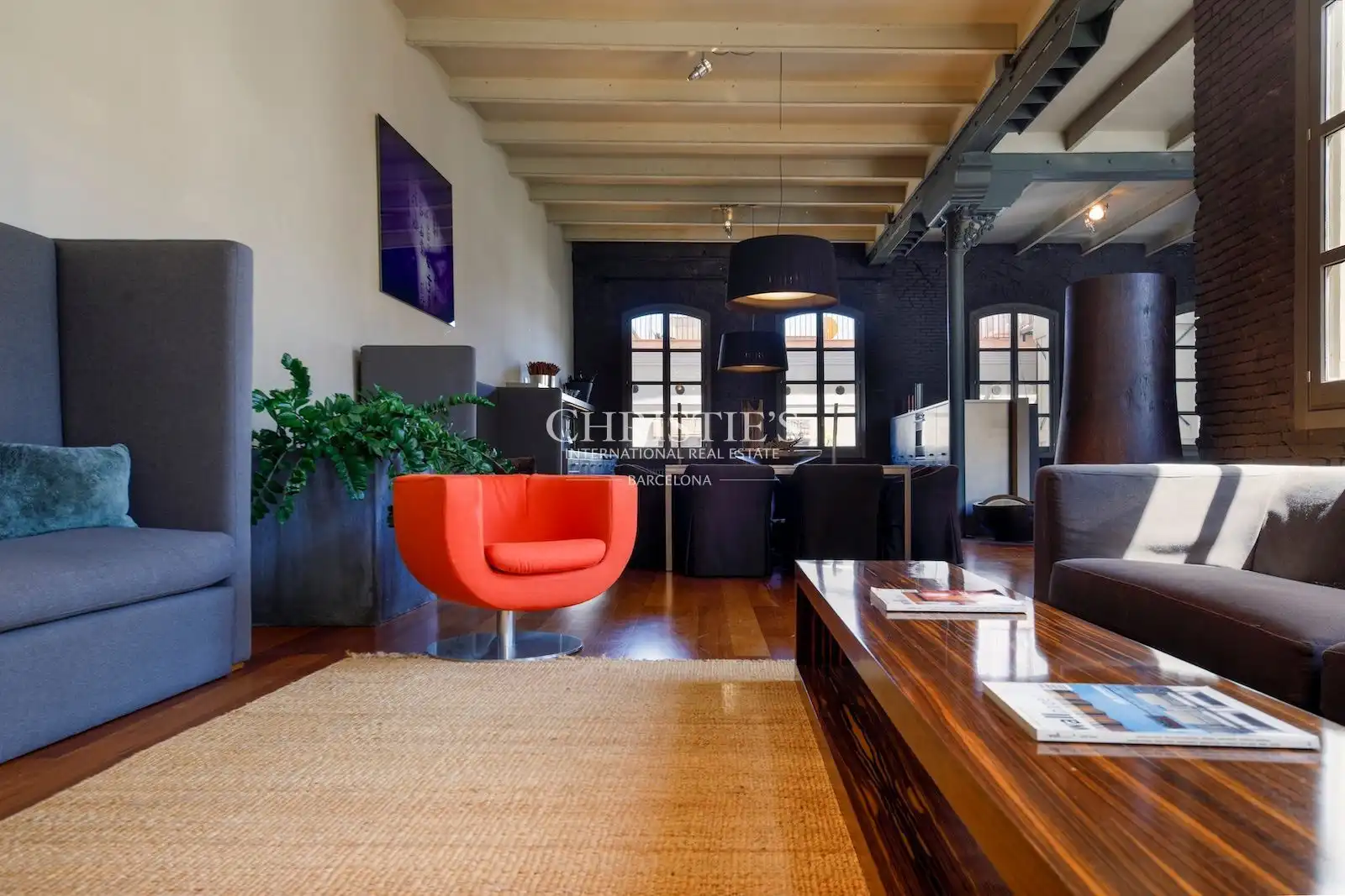 Wohnzimmer von Dachboden zur Miete in Eixample