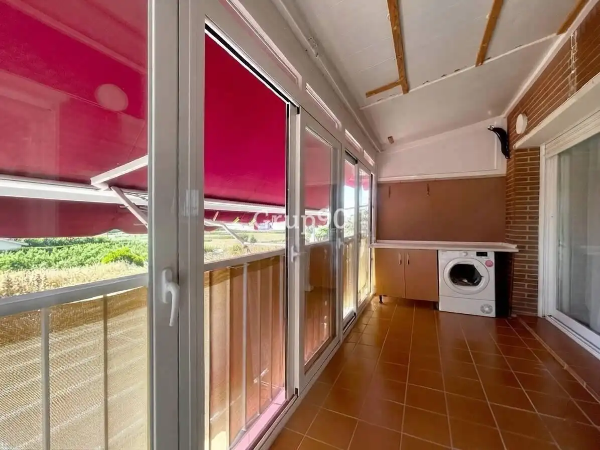 Terraza de Casa adosada en venta en Puigverd de Lleida con Aire acondicionado, Calefacción y Parquet