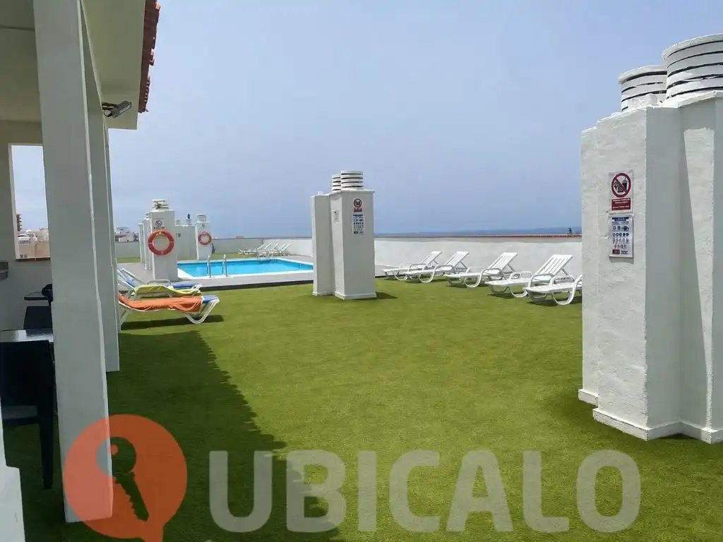 Terrace of Study for rent in Puerto de la Cruz  with Terrace, Furnished and Washing machine