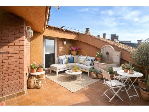 Terrace of Duplex for sale in Rubí  with Air Conditioner, Heating and Parquet flooring