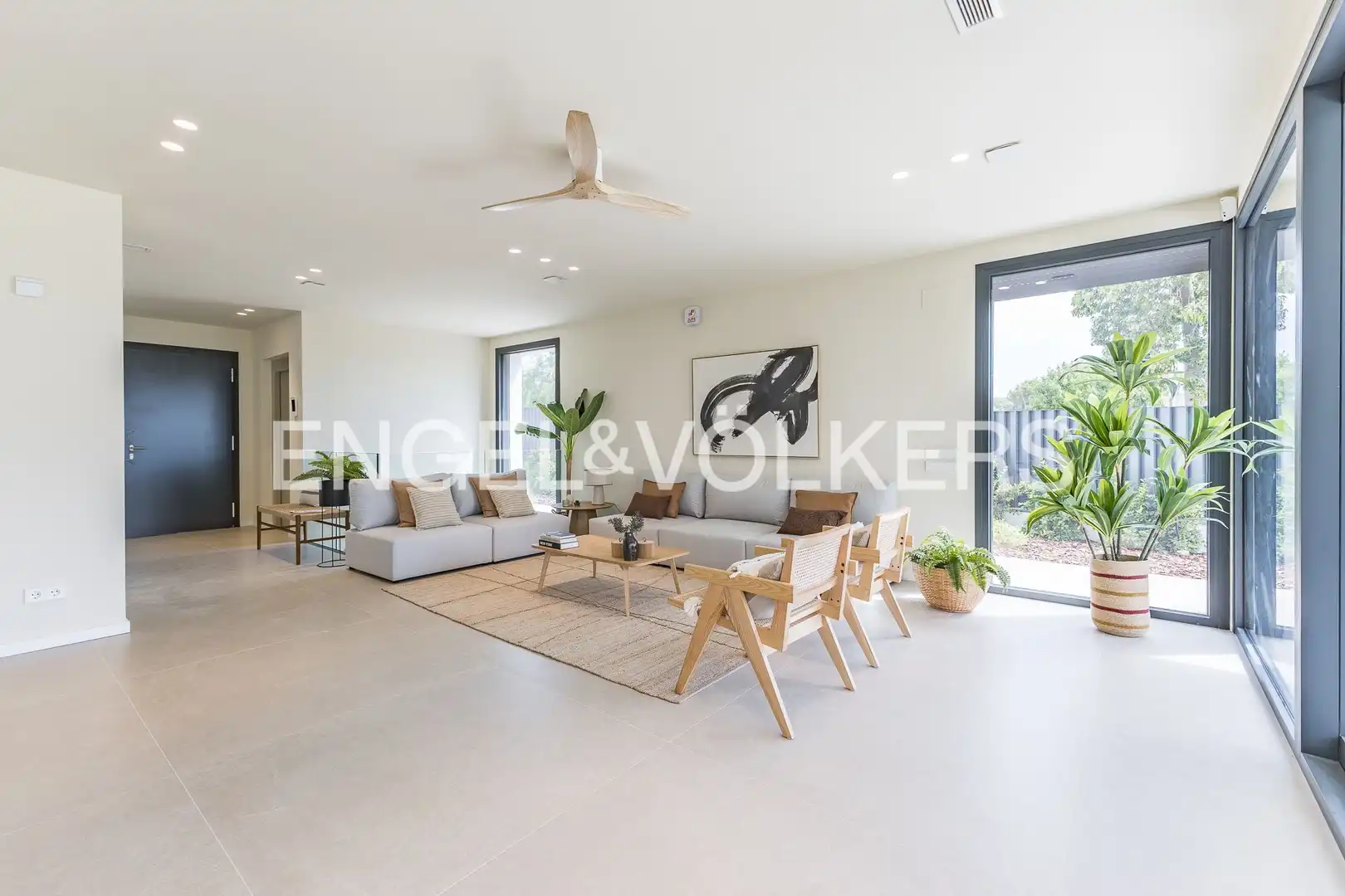 Sala de estar de Casa o chalet en venta en Sitges con Aire acondicionado, Calefacción y Jardín privado