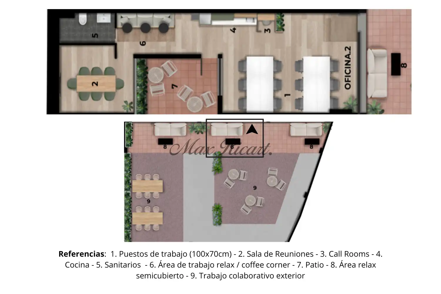 Office for rent in Sagrada Família