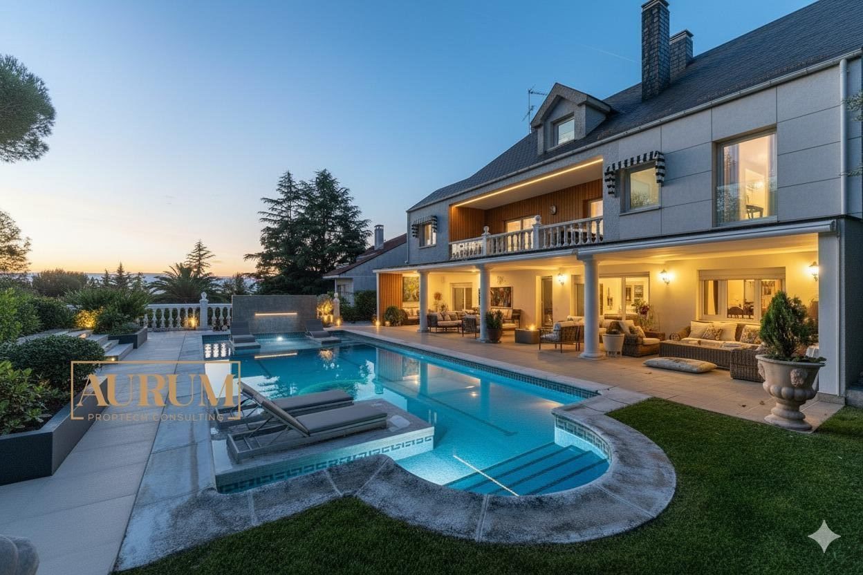 Piscina de Casa o xalet en venda en Boadilla del Monte