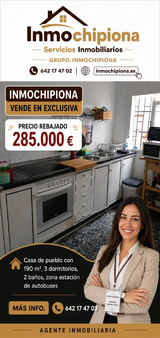 Cuina de Casa o xalet en venda en Chipiona