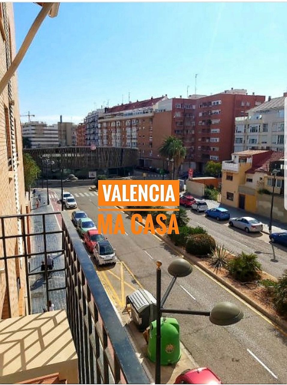 Vista exterior de Pis de lloguer en  Valencia Capital amb Aire condicionat, Calefacció i Moblat