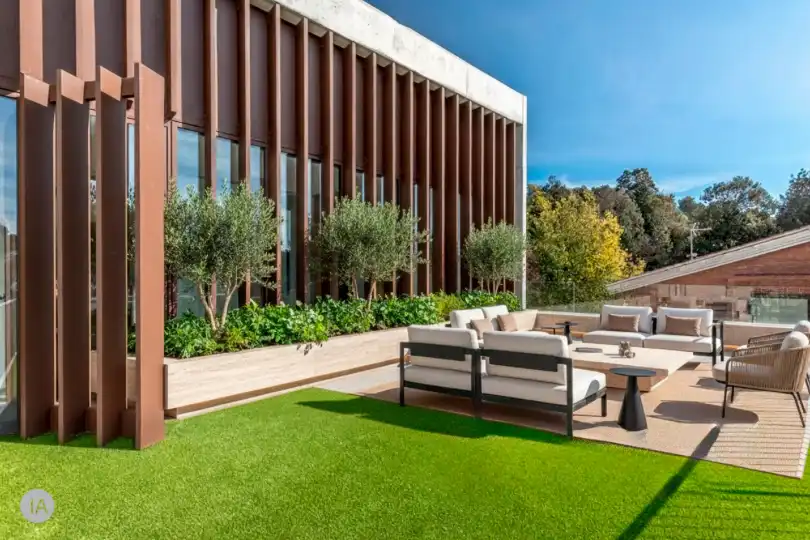 Terrace of Houses for sale in Sant Cugat del Vallès  with Air Conditioner, Heating and Private garden