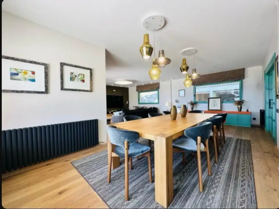 Comedor de Casa o chalet en venta en Mataró con Aire acondicionado, Jardín privado y Parquet