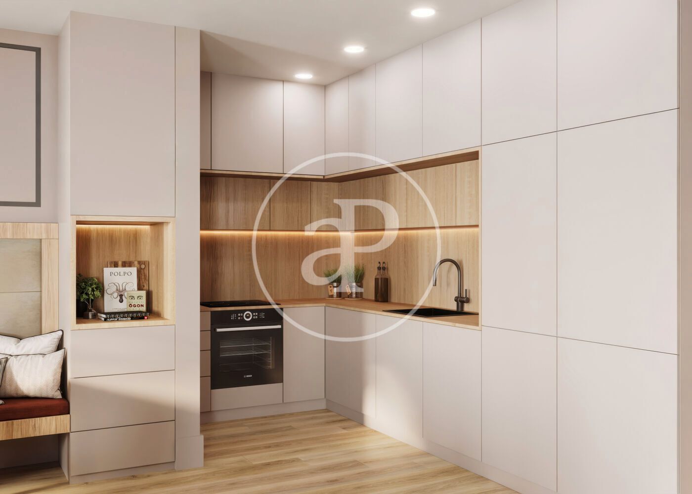 Cuina de Pis en venda en  Barcelona Capital amb Aire condicionat, Calefacció i Terrassa