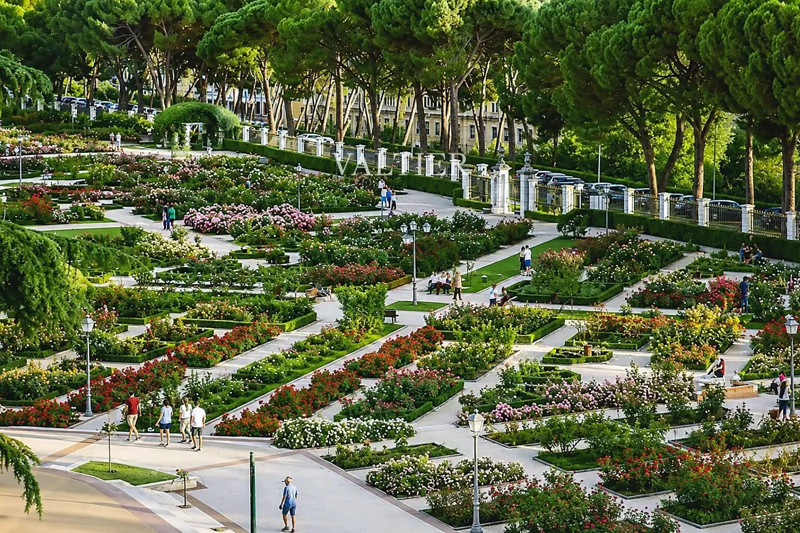 Jardín de Piso de alquiler en Madrid con Aire acondicionado y Amueblado