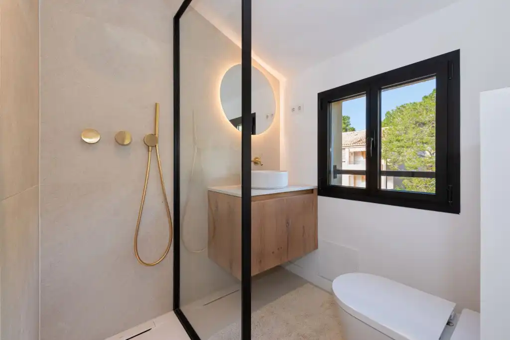 Bathroom of Detached homes for sale in Pollença  with Air Conditioner, Heating and Private garden