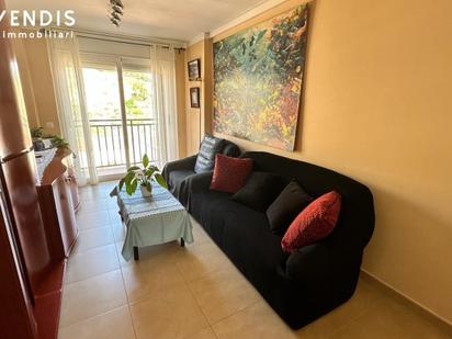 Living room of Flat for sale in Castelló de Farfanya  with Air Conditioner and Balcony